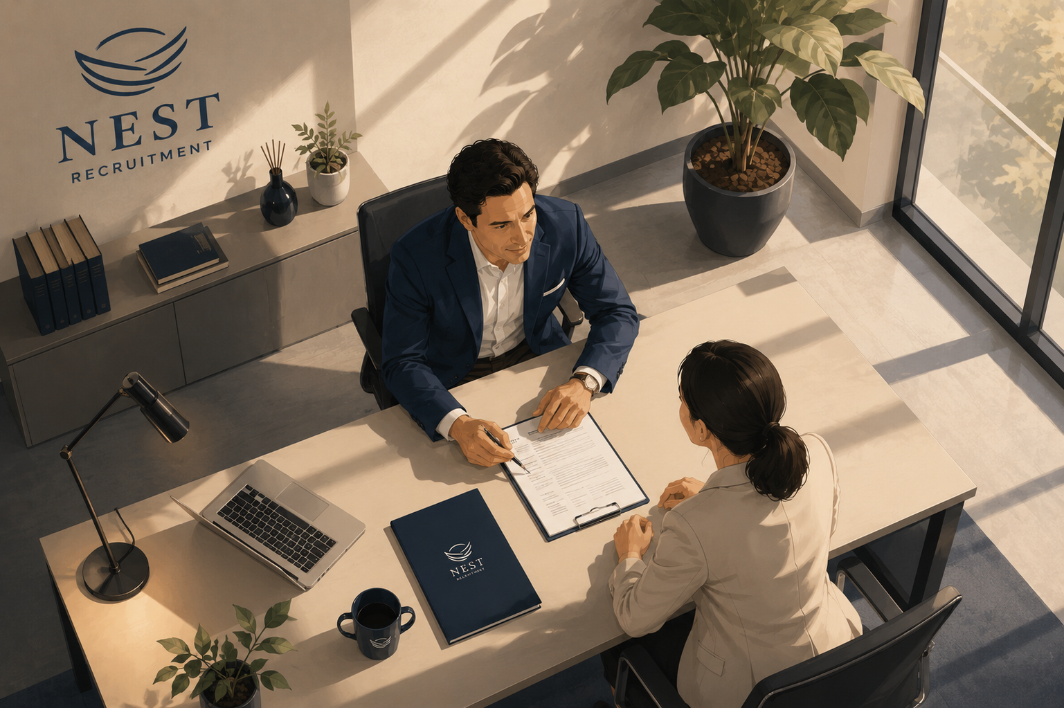 Entretien client avec Nest Recruitment
